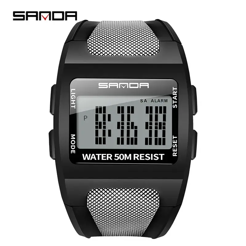 Sanda Digital Watch for Men Women Sports Water Resistant