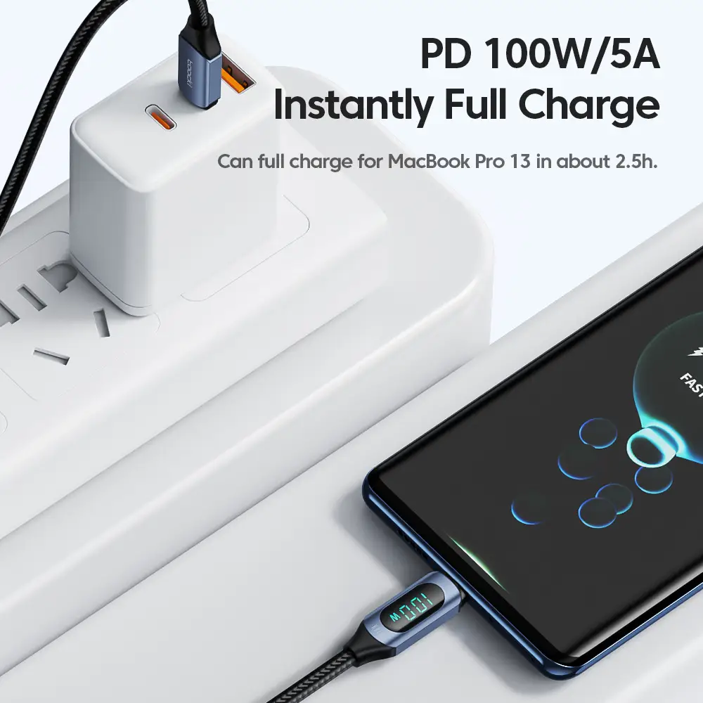 100W Fast Charging Type C Cable for Apple 15/16 Series - Image 15
