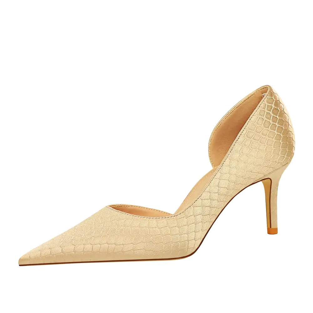 Black Pointed Heel Women's Shoes - Image 13