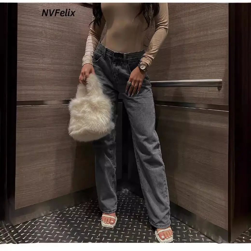 High-Waisted Ripped Slim Jeans for Women - Image 6