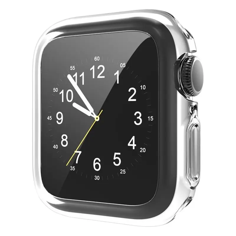 Apple Watch 8/7 TPU PC Protective Case Clear Transparent