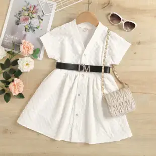 Girls Denim Shorts Top Set Blue Casual Summer Wear — feature 22