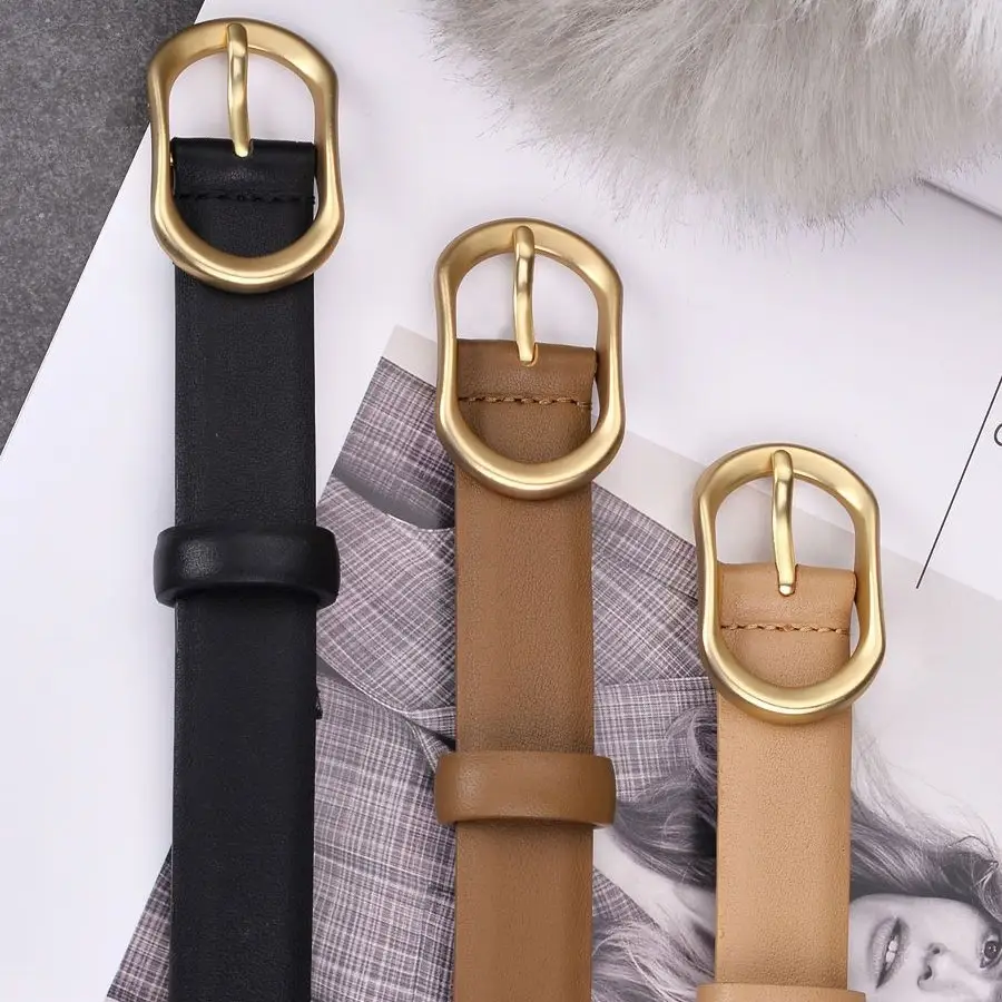Women Genuine Leather Belt Student Jeans Belt Fashion