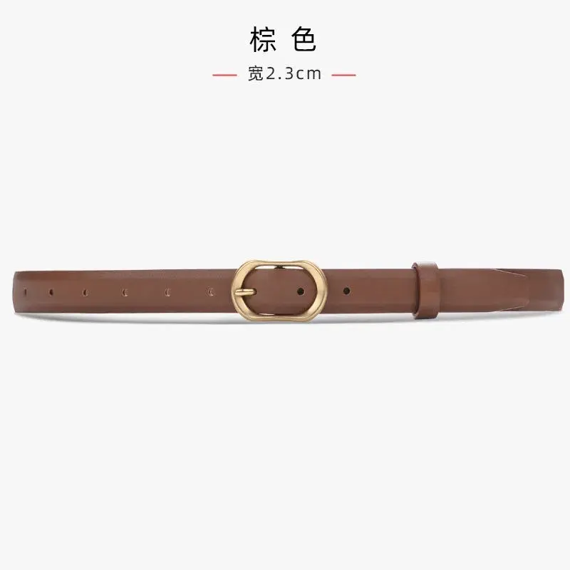 Women Genuine Leather Belt Student Jeans Belt Fashion