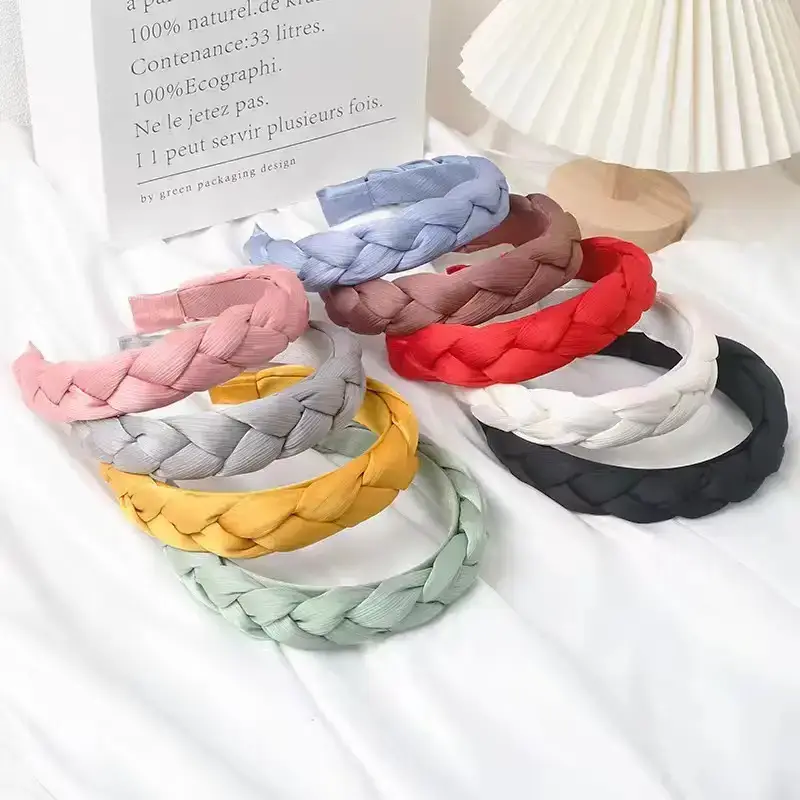 Organza Hairband for Girls - Multicolor Handmade Woven
