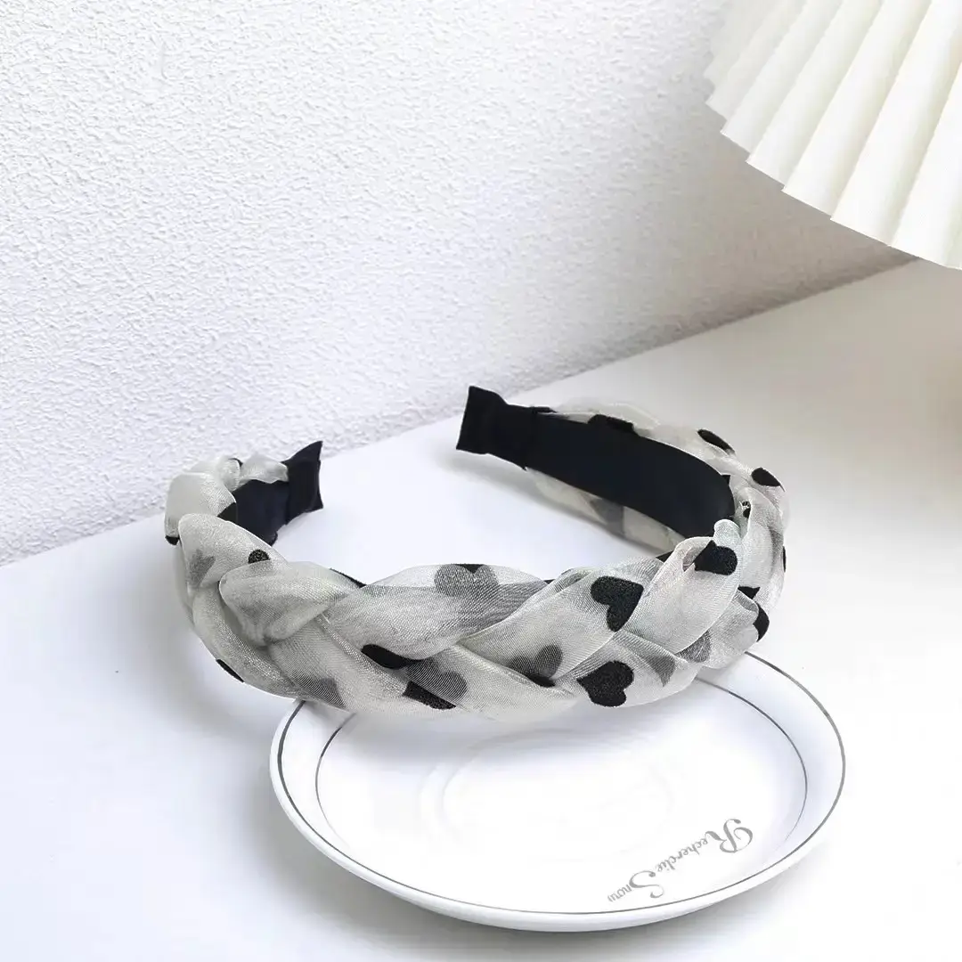 Organza Hairband for Girls - Multicolor Handmade Woven