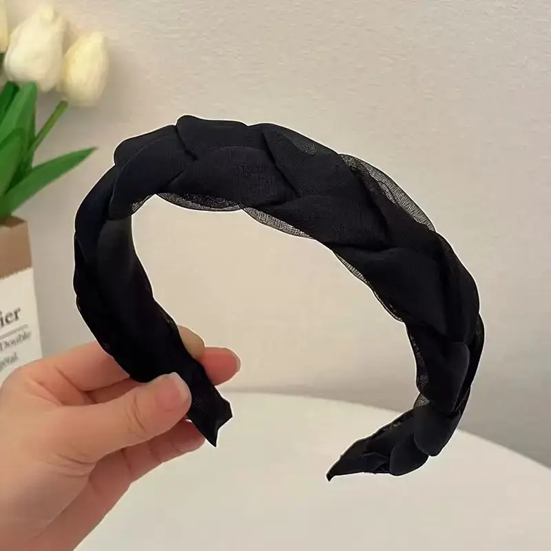 Organza Hairband for Girls - Multicolor Handmade Woven