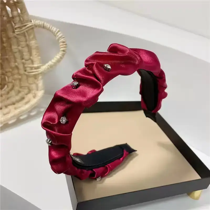 Organza Hairband for Girls - Multicolor Handmade Woven