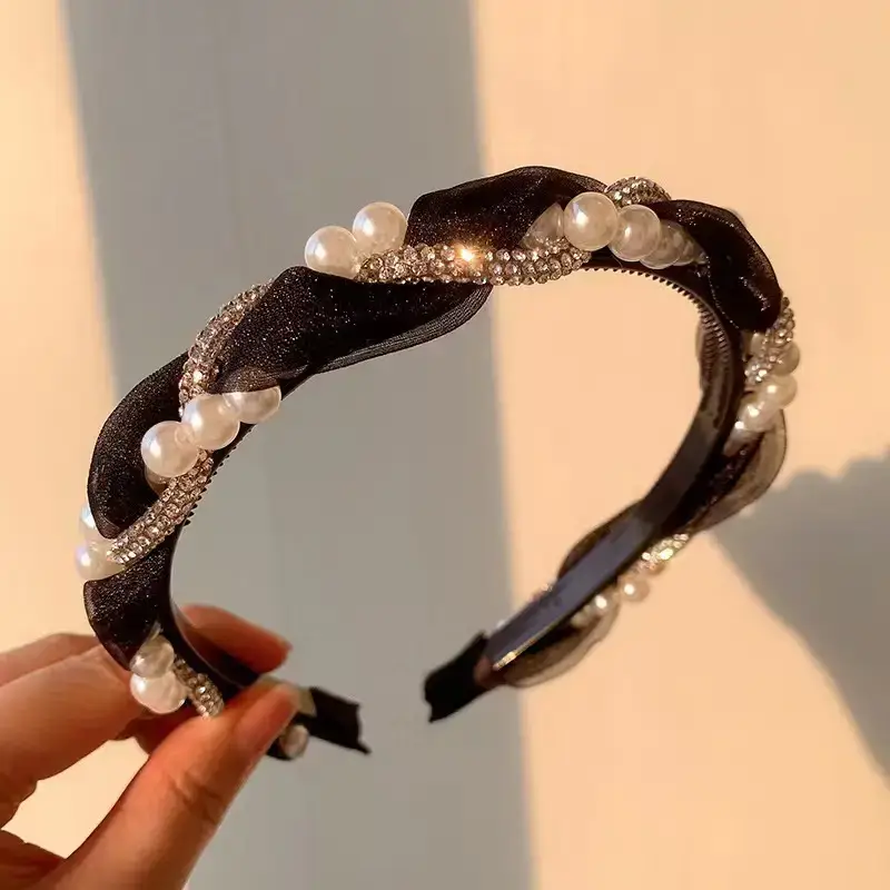 Organza Hairband for Girls - Multicolor Handmade Woven