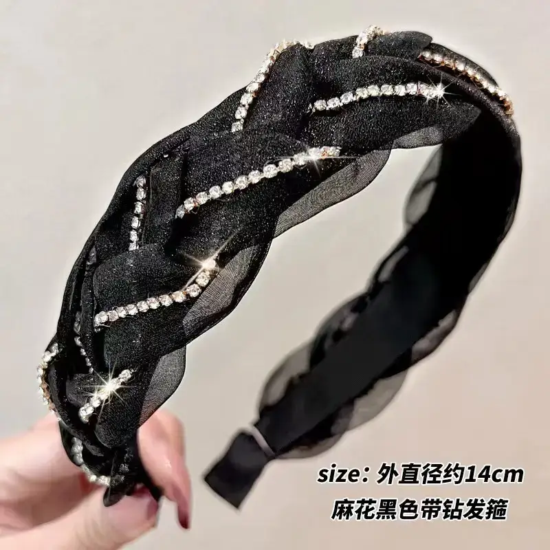 Organza Hairband for Girls - Multicolor Handmade Woven