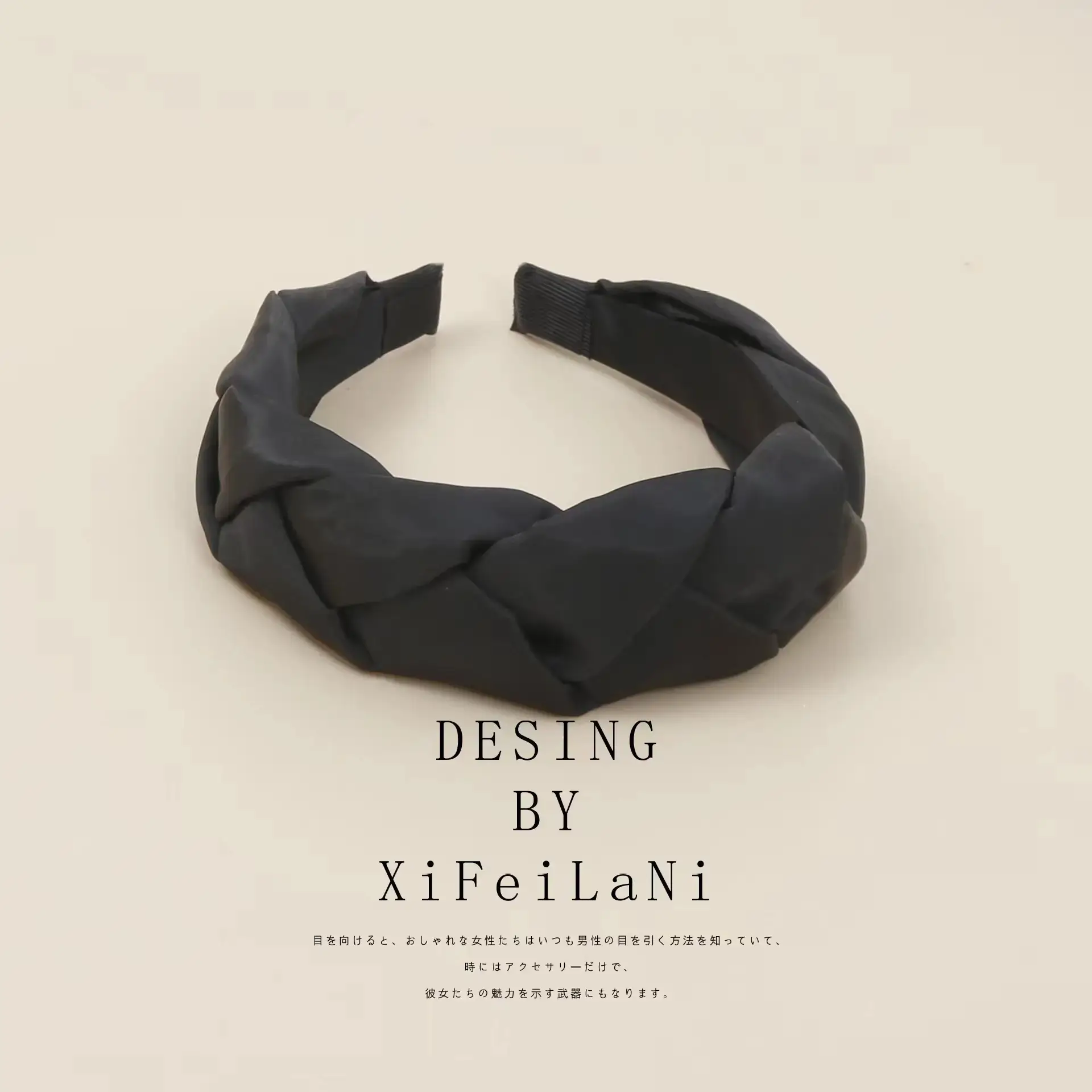 Organza Hairband for Girls - Multicolor Handmade Woven
