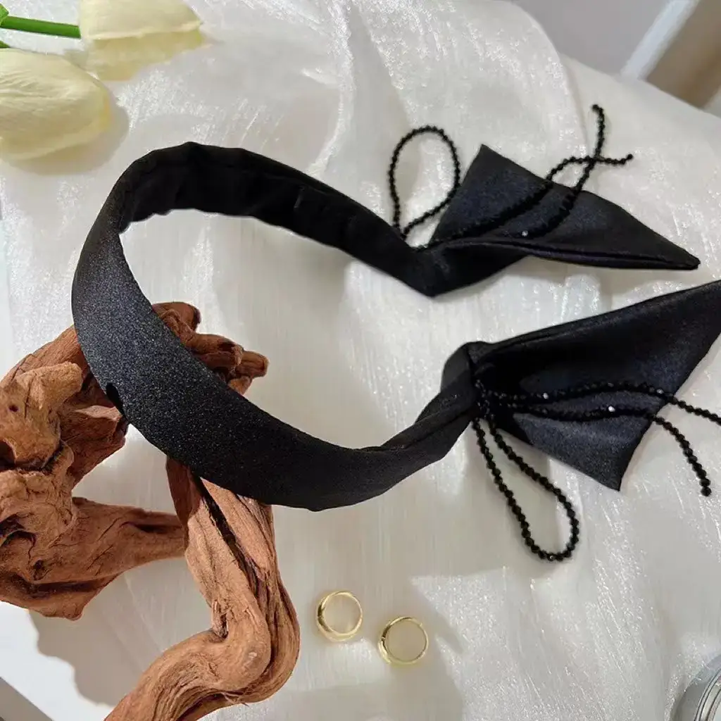 Organza Hairband for Girls - Multicolor Handmade Woven