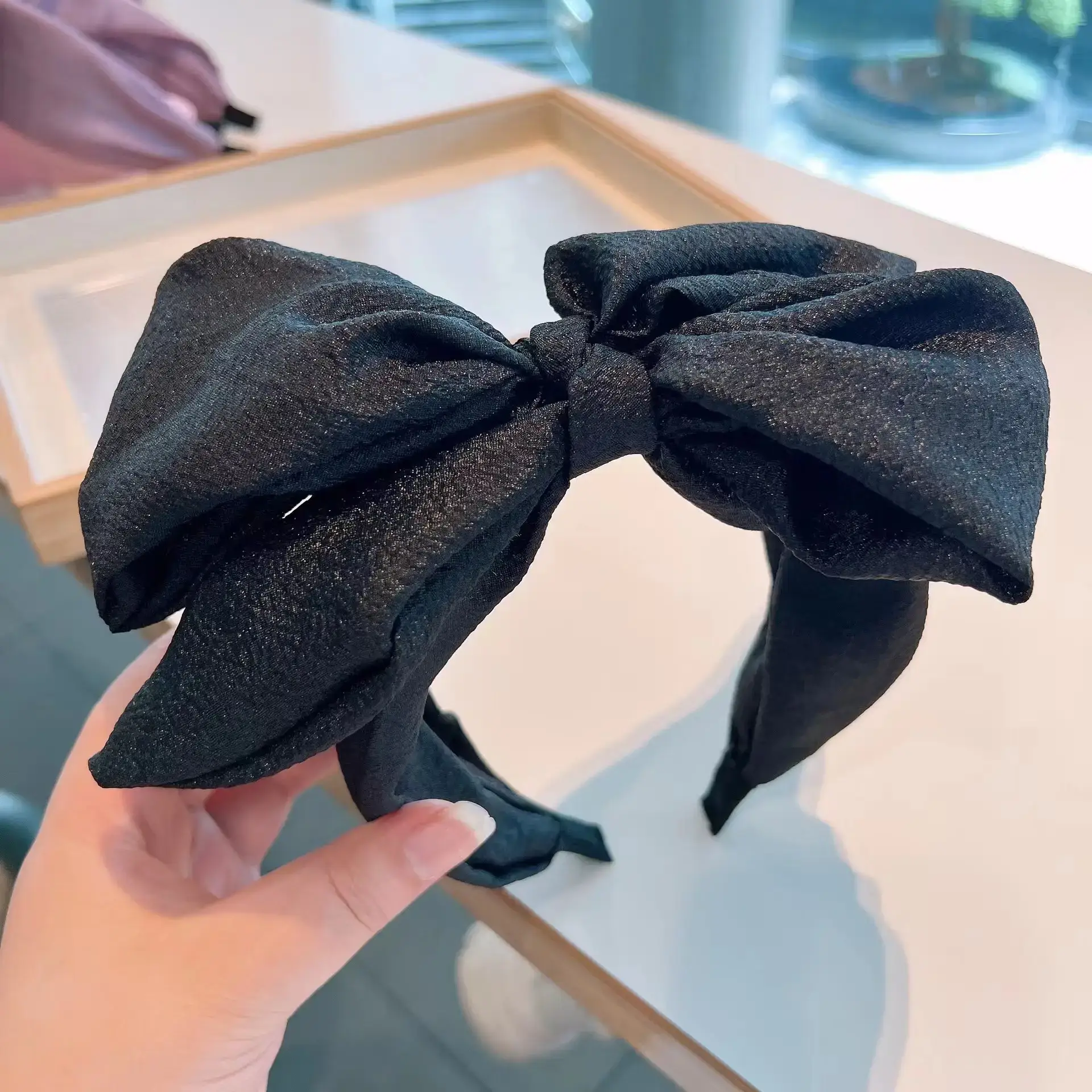Organza Hairband for Girls - Multicolor Handmade Woven