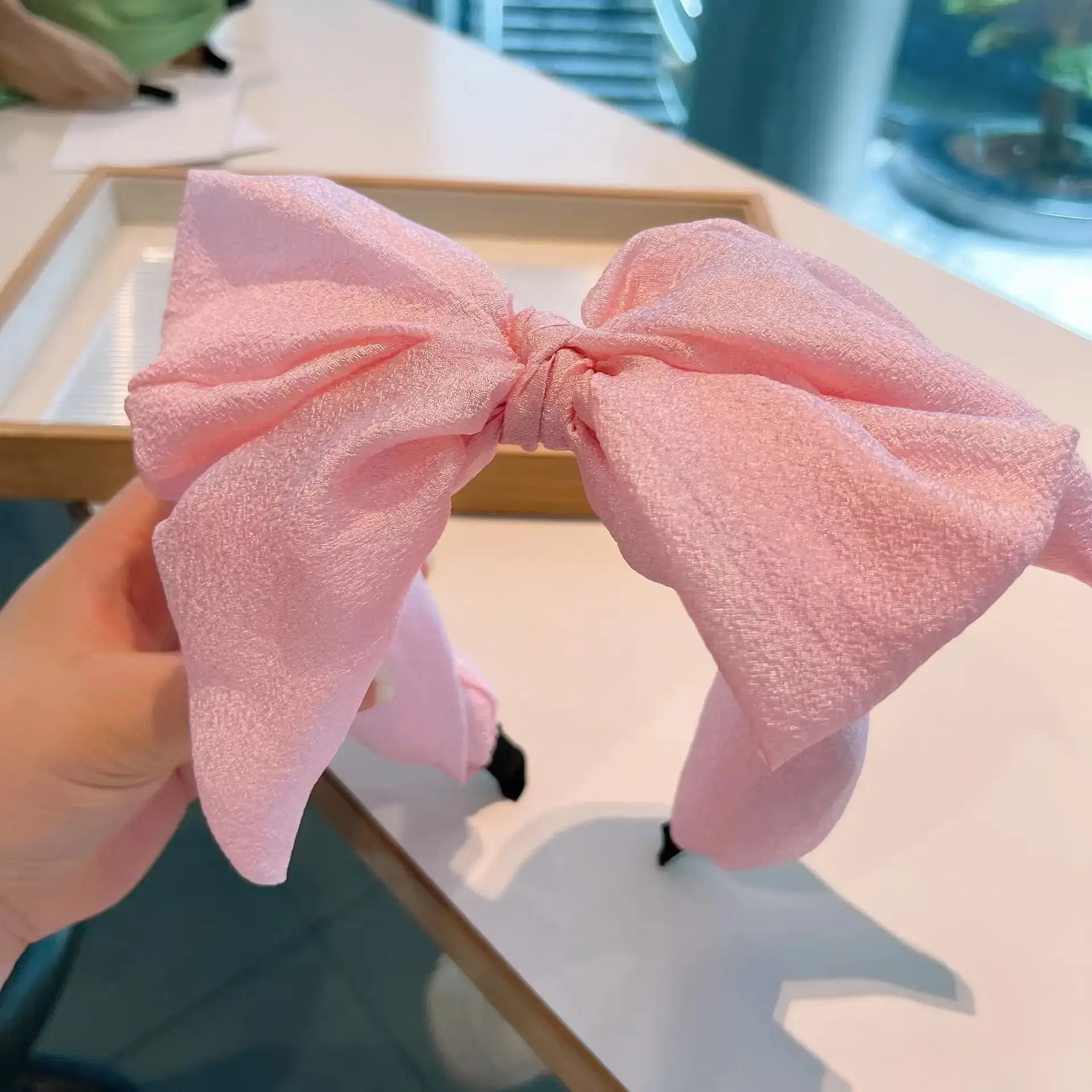 Organza Hairband for Girls - Multicolor Handmade Woven