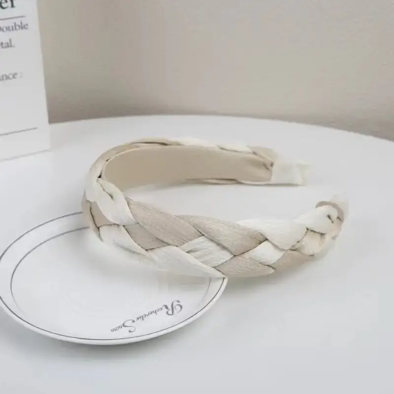 Organza Hairband for Girls - Multicolor Handmade Woven