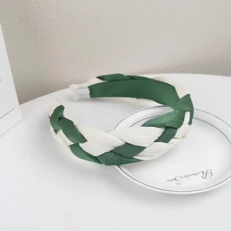 Organza Hairband for Girls - Multicolor Handmade Woven