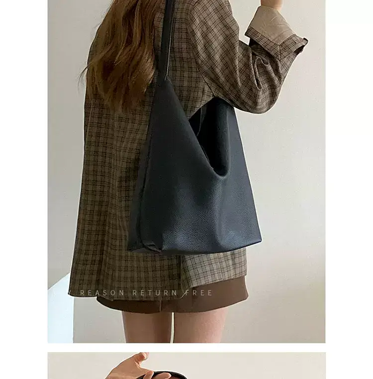 Women Large Capacity Brown Leather Bag 2024 — feature 13