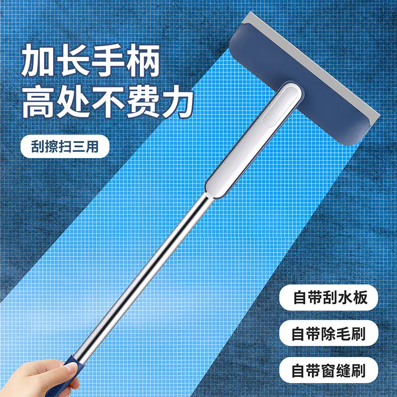Extended Handle Double-Sided Glass Cleaning Brush