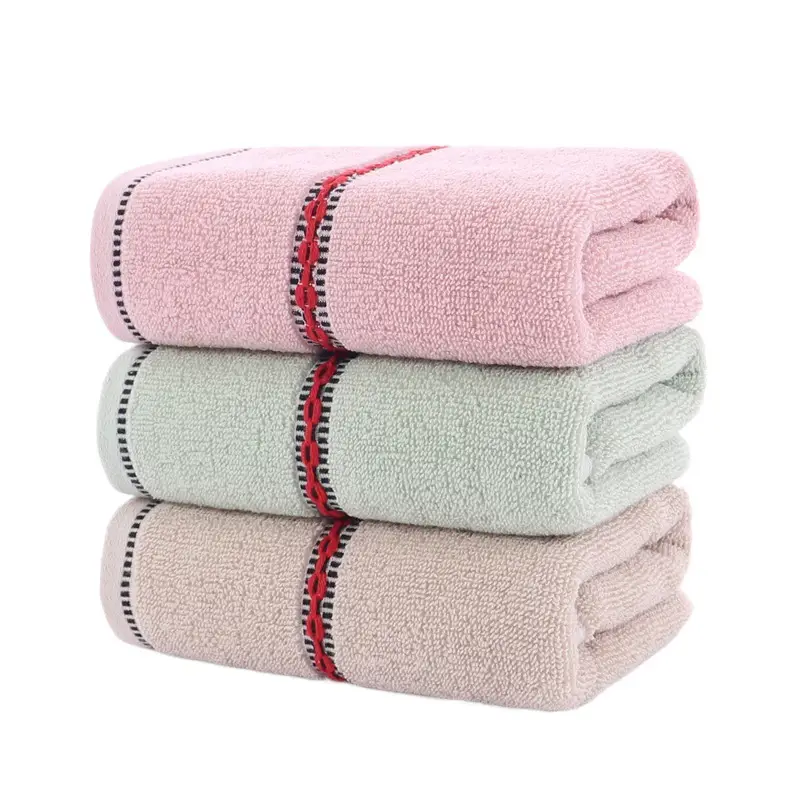 New Adult Thickened Face Towel Cotton Absorbent Blue