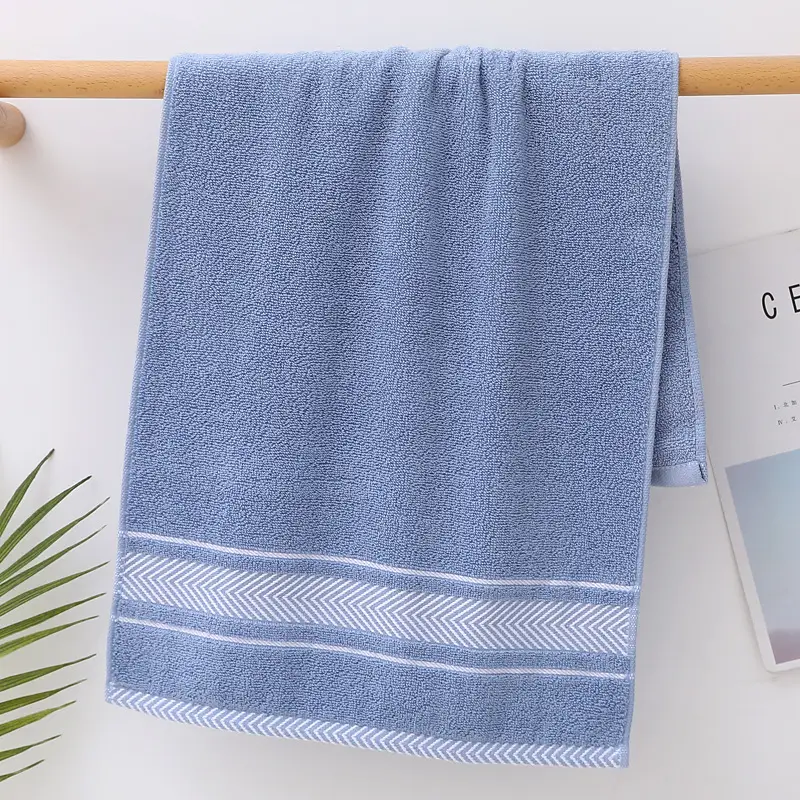 New Adult Thickened Face Towel Cotton Absorbent Blue - Image 5