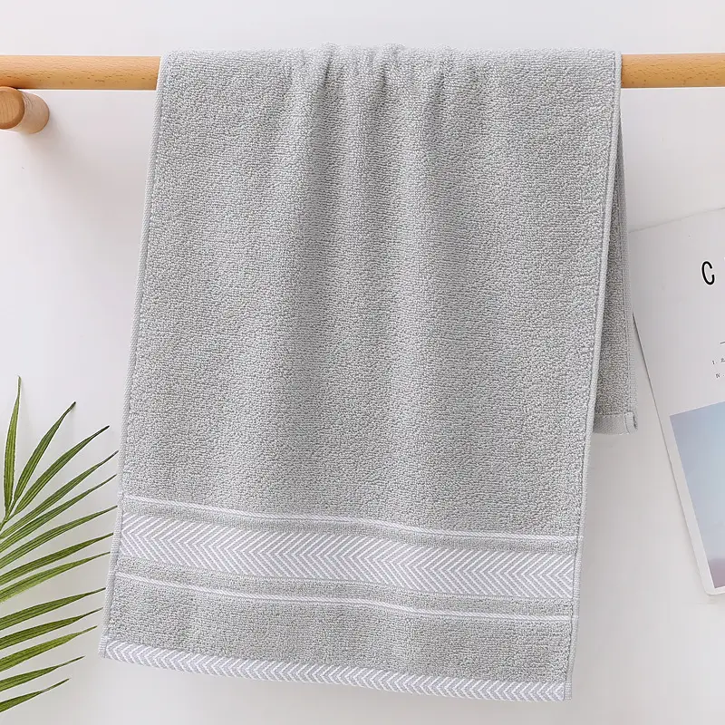 New Adult Thickened Face Towel Cotton Absorbent Blue - Image 6