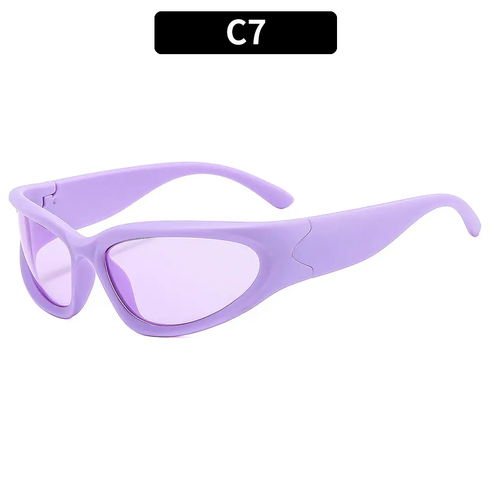 Women's Blue Mirror Sunglasses C11 Black