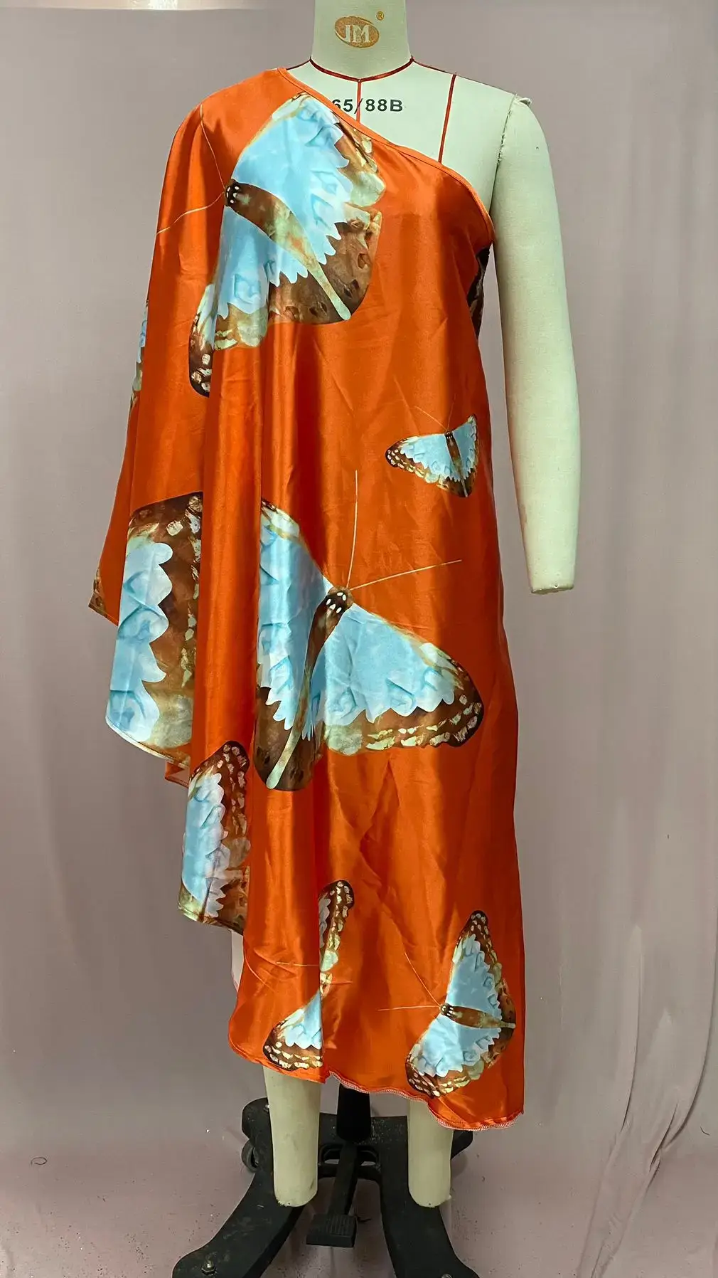 2025 Women's Printed Floral Long Skirt Dress Navy Blue — feature 13