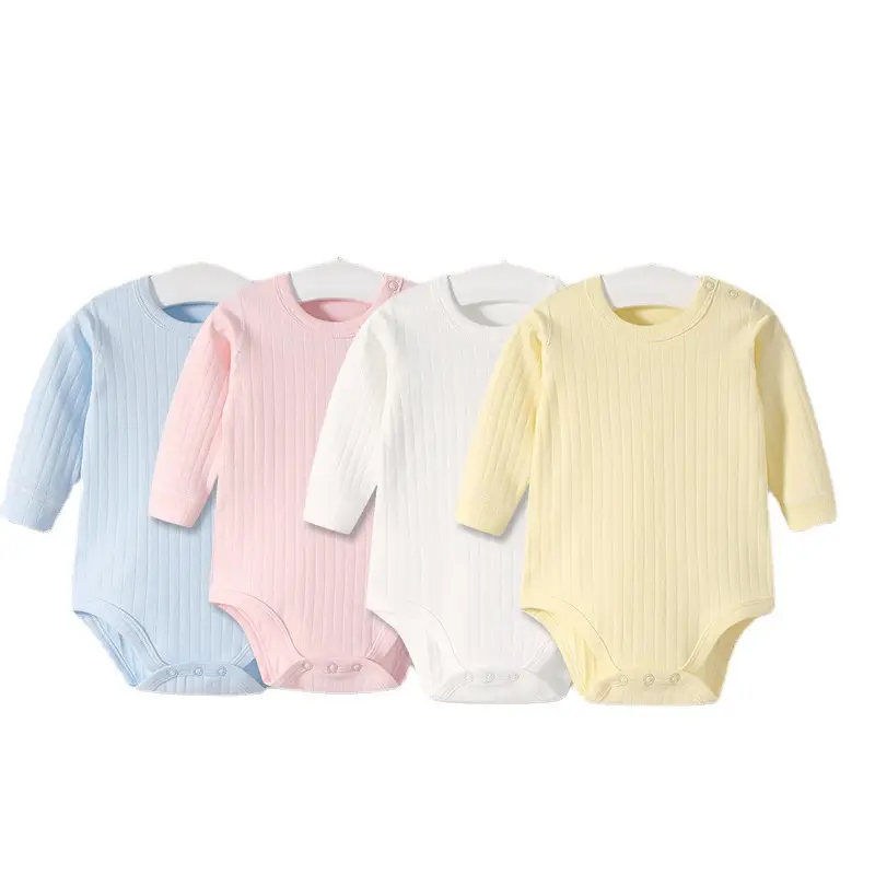 Spring Baby Onesies Set 4 Colors Pure Cotton - Image 9