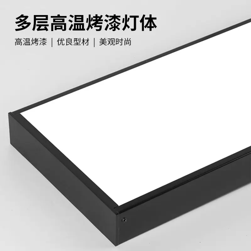 Modern Black LED Strip Light for Home Office Gym - Image 4