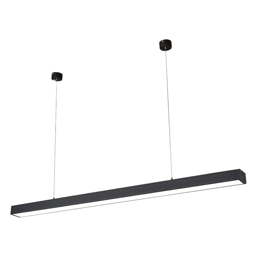 Modern Black LED Strip Light for Home Office Gym