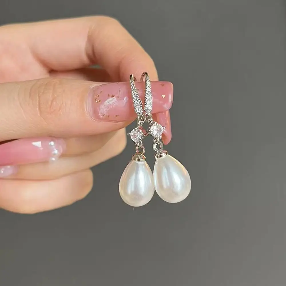 Cao Shi Pearl Earrings for Women Elegant All-Match Wedding Bridal - Image 6