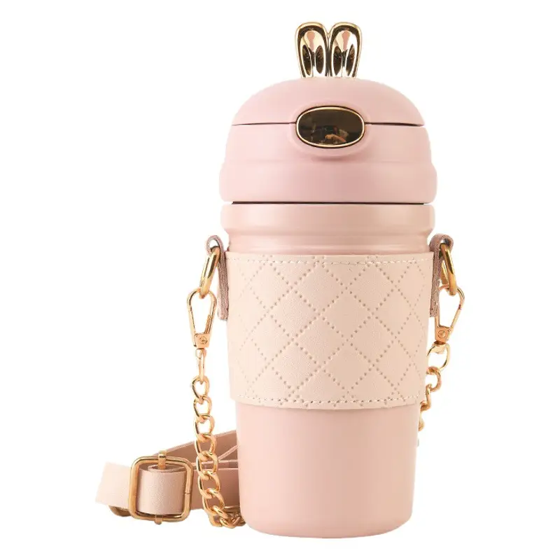 Pink Stainless Steel Thermos Cup for Girls