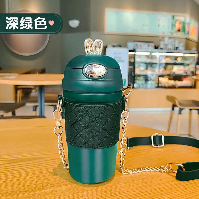 Pink Stainless Steel Thermos Cup for Girls - Image 4