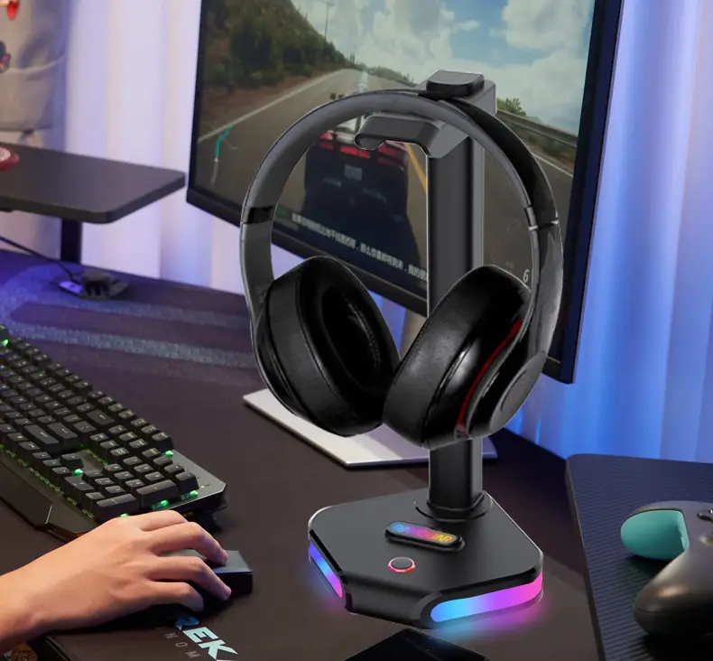 E-Sports Headset Rack for Car & Mobile Stand — feature 3