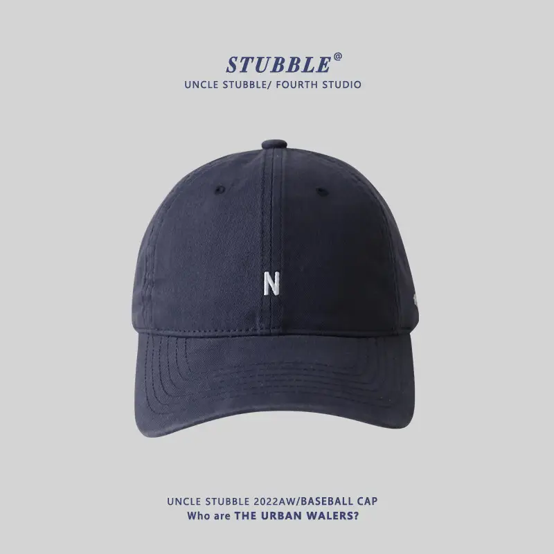 Men's Blue Embroidered Baseball Cap with N Logo - Image 10