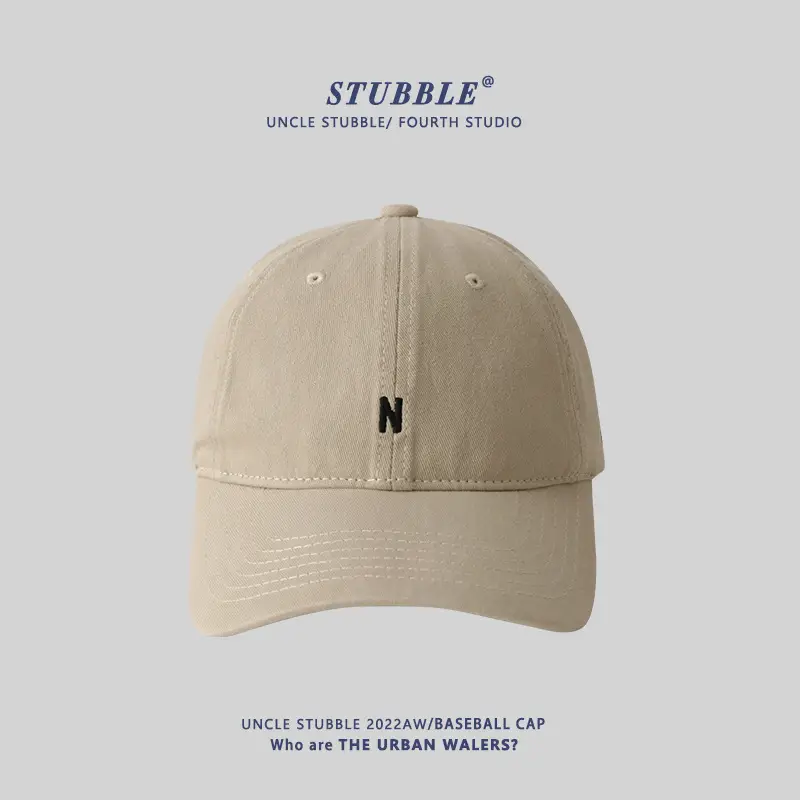 Men's Blue Embroidered Baseball Cap with N Logo - Image 2