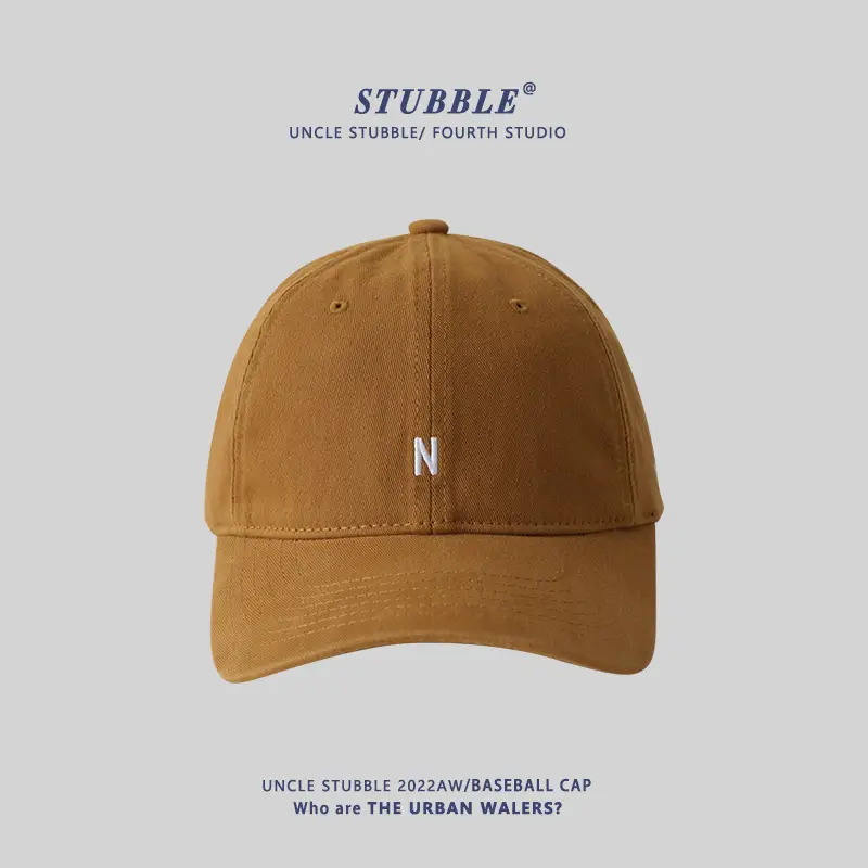 Men's Blue Embroidered Baseball Cap with N Logo - Image 3