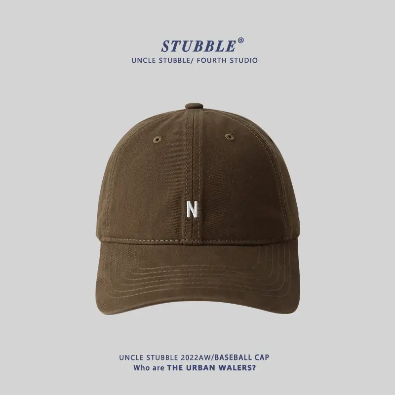 Men's Blue Embroidered Baseball Cap with N Logo - Image 7