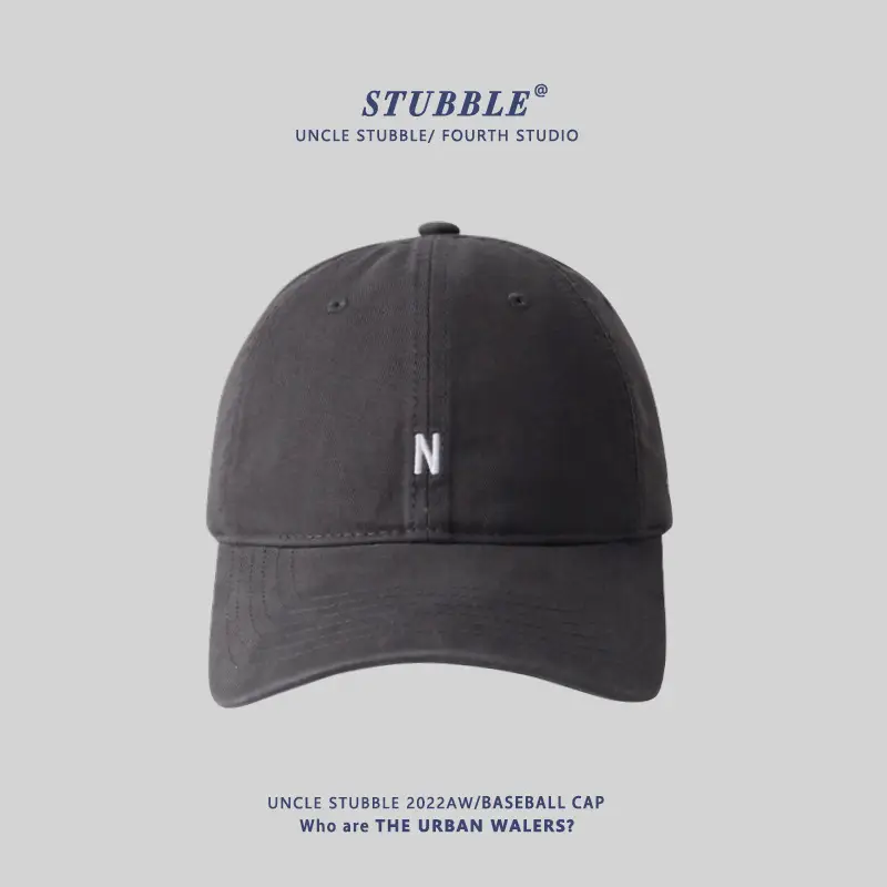 Men's Blue Embroidered Baseball Cap with N Logo - Image 8