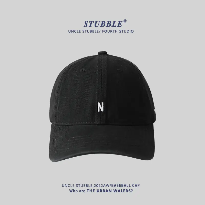 Men's Blue Embroidered Baseball Cap with N Logo - Image 9