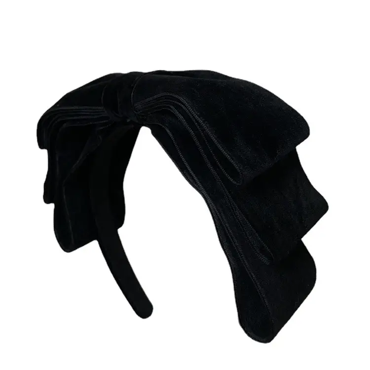 Korean Velvet Big Bow Hairpin for Women