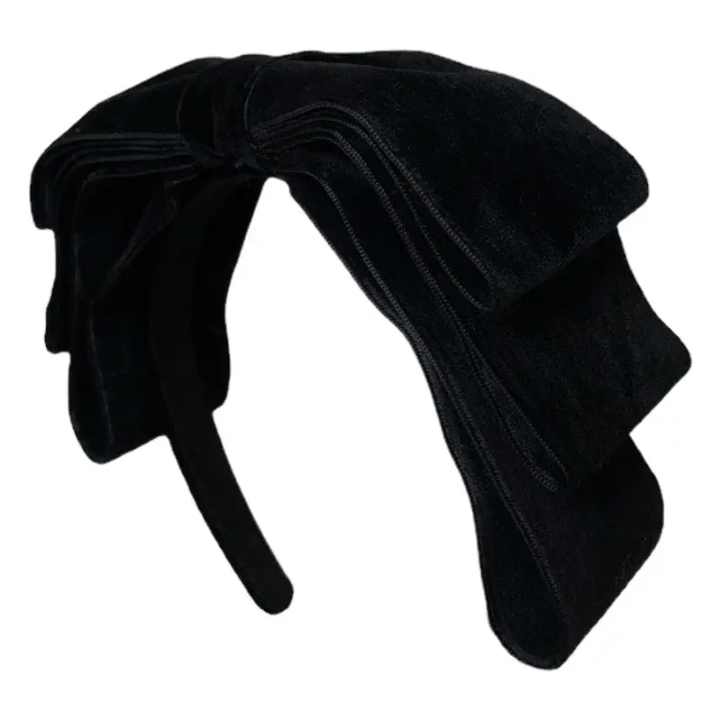 Korean Velvet Big Bow Hairpin for Women