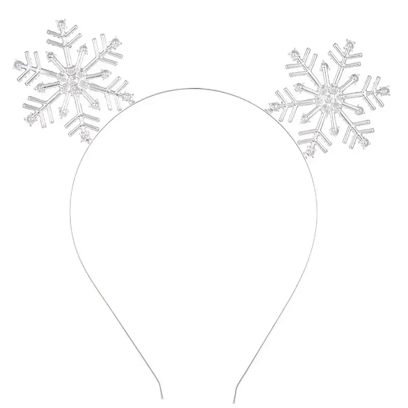 European American Christmas Snowflake Headband Party Hair Accessories