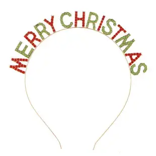 European American Christmas Snowflake Headband Party Hair Accessories — feature 4