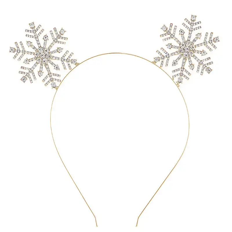 European American Christmas Snowflake Headband Party Hair Accessories