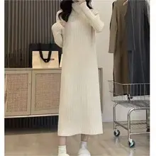 Women's V-Neck Cable Knit Pullover Sweater White — feature 17