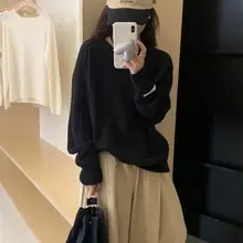 Women's V-Neck Cable Knit Pullover Sweater White — feature 9