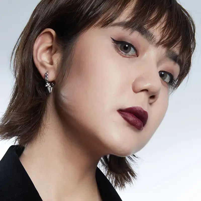 Sweet Cool Style Hip Hop Rivet Ear Buckle Gold - Image 4
