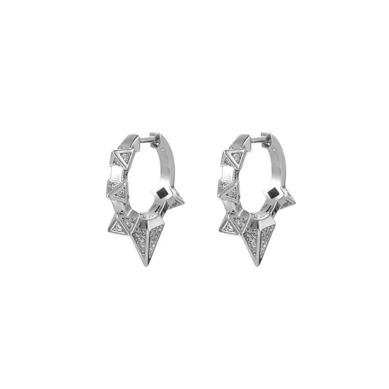Sweet Cool Style Hip Hop Rivet Ear Buckle Gold - Image 6