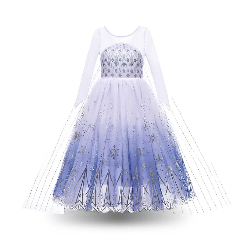 Frozen Aisha Princess Dress Summer Children's Wear - Image 3